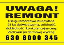 Uwaga Remont