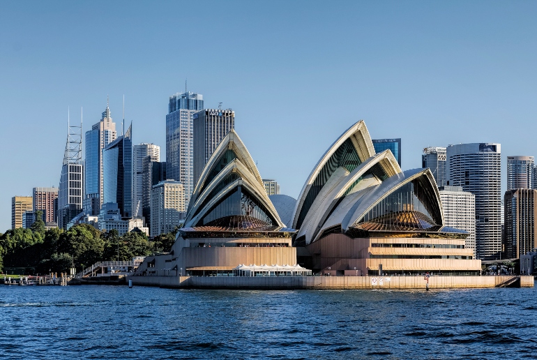 View of Sydney Skyline and Opera House