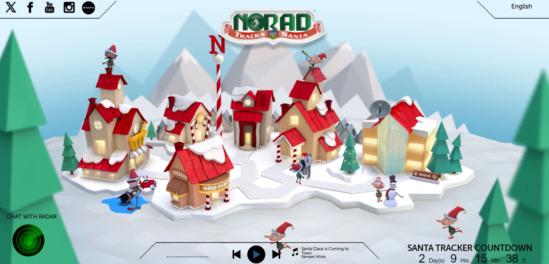 NORAD WEBPAGE