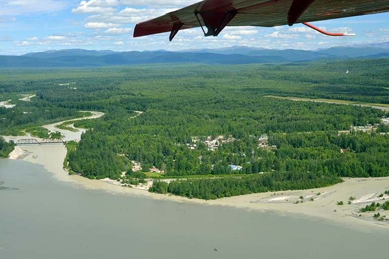 13 Talkeetna okiem ptaka