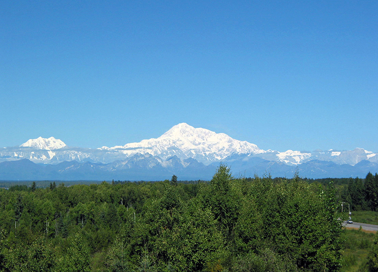 4 MtDenali McKinley widziany z Talkeetna